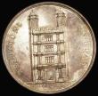 London Coins : A187 : Lot 1047 : Stonyhurst College award medal (c.1832) 53mm diameter in silver, by T. Halliday, Obverse: Tower gate...