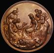 London Coins : A187 : Lot 1104 : International Exhibition 1862 Prize Medal 77mm diameter in bronze by L.C. Wyon, Obverse: Britannia s...