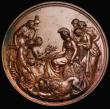 London Coins : A187 : Lot 1106 : International Exhibition 1862 Prize Medal 77mm diameter in bronze by L.C. Wyon, Obverse: Britannia s...