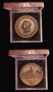 London Coins : A187 : Lot 1108 : Medals in bronze (2) International Exhibition 1862 42mm diameter in bronze by J. Pinches, Obverse: E...