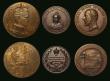 London Coins : A187 : Lot 1118 : Medals in bronze (3) International Exhibition 1874 51mm diameter in bronze by J.E. Boehm and G.T. Mo...