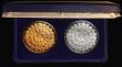 London Coins : A187 : Lot 1237 : Royal Commonwealth Society Coronation Commemorative Medals a 2-piece set 1978 25th Anniversary of th...