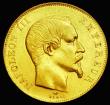 London Coins : A187 : Lot 1352 : France 50 Francs Gold 1857A Paris Mint KM#785.1 GVF/NEF and pleasing for the grade