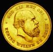 London Coins : A187 : Lot 1425 : Netherlands Ten Gulden Gold 1875 KM#105 A/UNC a one-year type