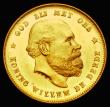 London Coins : A187 : Lot 1427 : Netherlands Ten Gulden Gold 1877 KM#106 A/UNC with prooflike fields