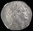 London Coins : A187 : Lot 1608 : Seleukid Empire - Syria - Tetradrachm Philip I Philadelphos (c.95-75 BC) Uncertain Mint. 28mm diamet...