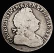 London Coins : A187 : Lot 2272 : Shilling 1723 SSC, French Arms at Date, ESC 1777, Bull 1589 VG, Rare, this variety almost always fou...