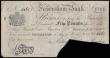 London Coins : A188 : Lot 100 : Faversham Bank Five Pounds dated 1 Oct 1887, No. 8868 for Hilton, Rigden & Rigden, (Outing786d),...