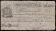 London Coins : A188 : Lot 101 : Kingsbridge Bank 1 Pound dated Jan 1 1825 No. 2782 For John Square, Walter Prideaux Jr. and Walter W...