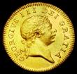 London Coins : A188 : Lot 1339 : Half Guinea 1804 S.3737, Obverse: Lower Laurel leaf points to the upright of the E of DEI, Reverse: ...