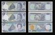 London Coins : A188 : Lot 147 : Caribbean ( 5 ) Cayman Islands $1 (4) Pick 1a prefix A/1 1971, Pick 5b prefix A/3 1974, Pick 26b pre...