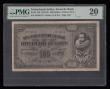 London Coins : A188 : Lot 194 : Netherlands Indies Javasche Bank 100 Gulden Batavia 18.1.1928 Pick 73b S/N GG 05713 graded Very Fine...
