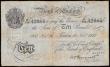 London Coins : A188 : Lot 35 : Ten Pounds Peppiatt white B242 dated 16 November 1937 serial K/198 42865, Very Good