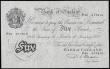 London Coins : A188 : Lot 49 : Five Pounds Beale white B270 dated 13th January 1950 prefix P45, Good VF