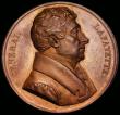 London Coins : A188 : Lot 587 : General Marquis de Lafayette Defender of America 1824 47mm diameter in bronze, by Francois Caunois, ...