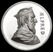 London Coins : A188 : Lot 605 : Millenary of the Death of King Alfred 1849 35mm diameter in White Metal by W.Taylor, Obverse: Crown ...
