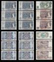 London Coins : A188 : Lot 70 : Fforde and Page (15) Five Pounds Fforde Child Britannia 1967 B312 (3) prefix T31 EF, X90 VF, Z61 VF ...