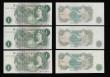 London Coins : A188 : Lot 71 : One Pound Page (6) B323 S/N MW19 748009 scarce last run replacement, issued 1970, AU along with One ...