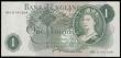London Coins : A188 : Lot 72 : One Pound Page B323 MW19 447308 scarce last run replacement, issued 1970, UNC