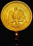 London Coins : A188 : Lot 901 : Mexico 50 Pesos Gold 1946 KM#481 EF in a 22 carat gold mount total weight 49 grammes