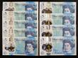 London Coins : A188 : Lot 93 : Five Pounds Churchill reverse Cleland (9) all with xx01 prefixes AC01, AE01, AH01, AD01, AJ01, AK01,...