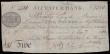 London Coins : A188 : Lot 96 : Alcester Bank Five Pounds dated Jan 1 1802 no. 2586 for Jno. Haynes, Richd. Bloxham & Jno. Morga...