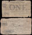 London Coins : A188 : Lot 97 : Andover Old Bank £1 for Joseph Wakeford, William Wakeford & Robert Wakeford, (Outing 36) V...