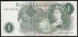 London Coins : A189 : Lot 106 : One Pound Page B322 HZ63 832730 Last series. Traced to HZ63. Rare UNC.