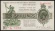 London Coins : A189 : Lot 11 : Ten Shillings Warren Fisher T30 issued 1922 first series J/49 416382, EF