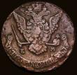 London Coins : A189 : Lot 1118 : Russia Five Kopeks 1770 EM C#59.3 Fine with some corrosion spots