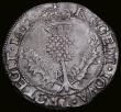 London Coins : A189 : Lot 1141 : Scotland Thistle Merk James VI 1602 Eighth Coinage, S.5497, 6.62 grams,  VF the thistle fully struck...