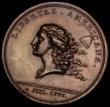 London Coins : A189 : Lot 1222 : USA Libertas Americana Medal 1781 48mm in cast bronze by A.Dupre, Obverse: Bust of Liberty left with...
