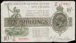 London Coins : A189 : Lot 13 : Ten Shillings Warren Fisher T30 issued 1922 O/86 235995 GVF