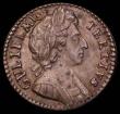 London Coins : A189 : Lot 1458 : Farthing 1700 BRITɅNNIɅ error, Peck 669, VF or slightly better with some small spots, listed as &#...