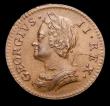 London Coins : A189 : Lot 1461 : Farthing 1746 Peck 887 EF with some slightly uneven tone on the reverse, slabbed and graded CGS 70, ...