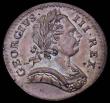 London Coins : A189 : Lot 1464 : Farthing 1771 Reverse B, Olive branch points to the left limb of the first N in BRITANNIA, Peck 909,...