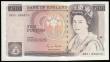 London Coins : A189 : Lot 148 : Ten Pounds QE2 pictorial and Florence Nightingale, Gill B354 Brown L Reverse Windowed Thread issued ...