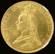 London Coins : A189 : Lot 1523 : Five Pounds 1887 S.3864, Marst F30, in an NGC holder and graded MS63