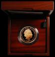 London Coins : A189 : Lot 396 : Five Pound Crown 2018 Prince Charles 70th Birthday Gold Proof S.L64 only 203 pieces issued, FDC in t...
