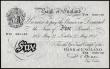 London Coins : A189 : Lot 63 : Five Pounds Beale white B270 dated 24 May 1951 S/N U73 050140 about EF