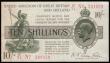 London Coins : A189 : Lot 7 : Ten Shillings 1919 T26 red serial number E/71 241559 VF two small faint red stains on the back
