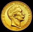 London Coins : A189 : Lot 984 : German States - Prussia 20 Marks Gold 1911A KM#521 Lustrous UNC with some minor contact marks