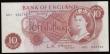 London Coins : A191 : Lot 104 : Ten Shillings O'Brien B286 issued 1961 first run A01 032742 Unc