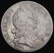 London Coins : A191 : Lot 1278 : Crown 1696 with GEI for DEI error, First Bust with OCTAVO edge, VG-NF, Very Rare, rated R2 by ESC a ...