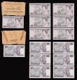 London Coins : A191 : Lot 137 : Twenty Pounds Page B328 issued 1970 first series William Shakespeare on reverse, Pick380b (14 consec...