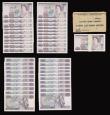 London Coins : A191 : Lot 143 : Twenty Pounds Page B328 issued 1970 first series William Shakespeare on reverse, Pick380b (50 consec...