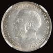 London Coins : A191 : Lot 1480 : Florin 1916 ESC 935 Choice Unc with a peripheral gold toning and graded MS63 by NGC