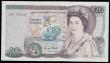 London Coins : A191 : Lot 163 : Twenty Pounds Gill B355 issued 1988 IOM 731840 UNC or near so