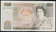 London Coins : A191 : Lot 170 : Fifty Pounds Gill B352 prefix D90, official last run, issued 1988, Pick381b, Christopher Wren on rev...