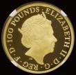 London Coins : A191 : Lot 1797 : One Hundred Pounds 2022 The Royal Tudor Beasts - The Seymour Panther One Ounce Gold Proof, the Rever...